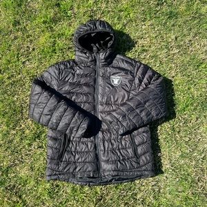 Raiders puffer jacket